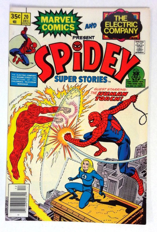 Spidey Super Stories #20 (1976) Human Torch Kirby Marvel VF