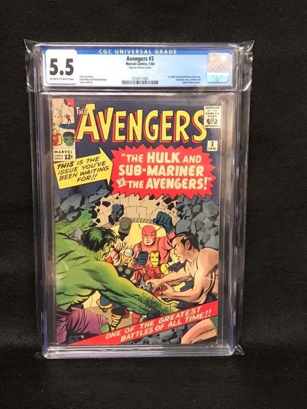 Avengers #3 (Marvel, 1964) CGC 5.5