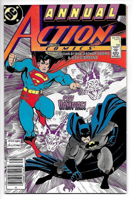 Action Comics Annual #1 Batman Appearance (DC, 1987) FN+