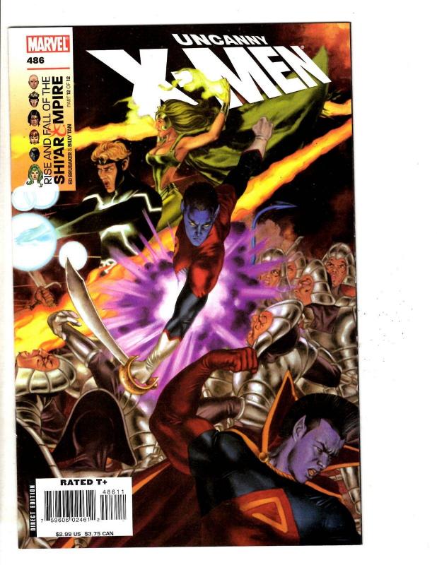 9 Uncanny X-Men Marvel Comic Books # 475 476 477 482 485 486 487 501 503 JD5