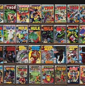 Huge Lot 150+ Comics with Iron Man, Thor, The Incredible Hulk & More!