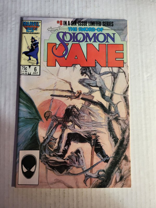 The Sword of Solomon Kane #1, 2, 4,5,6 Direct Edition (1985)