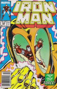 Iron Man (1st Series) #223 (Mark Jewelers) VF; Marvel | save on shipping - detai 