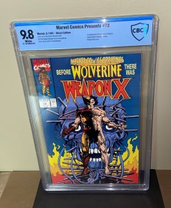 Marvel Comics Presents #72 (CBCS 9.8 NM-MT)  1st Weapon X / Wolverine / 1991