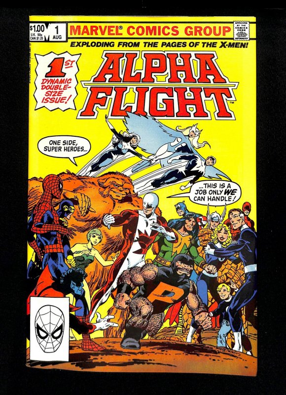 Alpha Flight #1 1st Puck!  1st Marina Marvel!