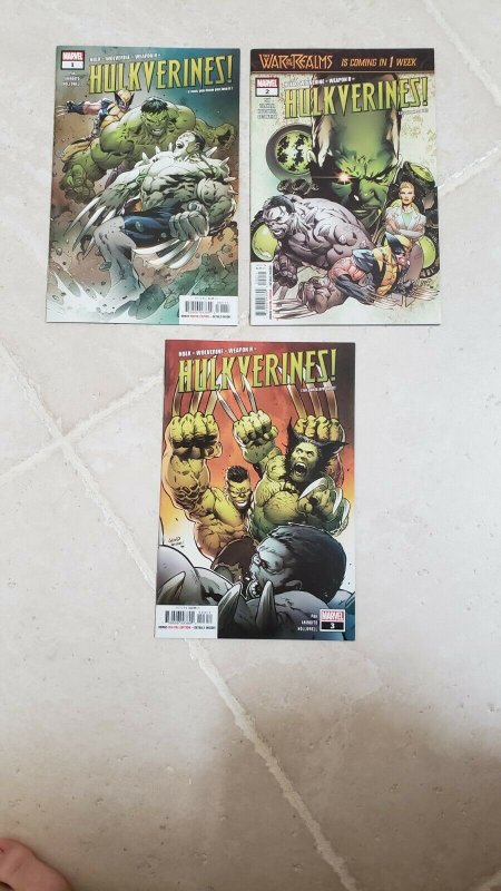 HULKVERINES (2019 Marvel) #1 2 3 FULL Set Run | NM 