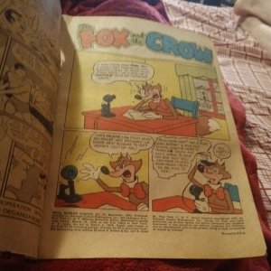 Real Screen Comics Featuring Fox And The Crow 54 DC 1952 Golden Age Funny animal 