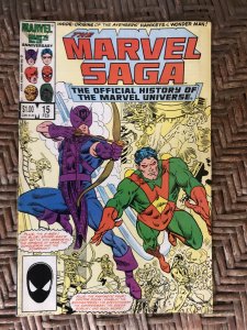 The Marvel Saga The Official History of the Marvel Universe #15 (1987)