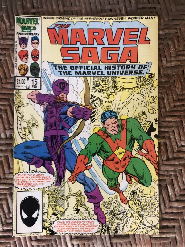 The Marvel Saga The Official History of the Marvel Universe #15 (1987)