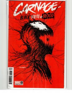 Carnage: Black, White & Blood #1 Gleason Cover A (2021) Carnage