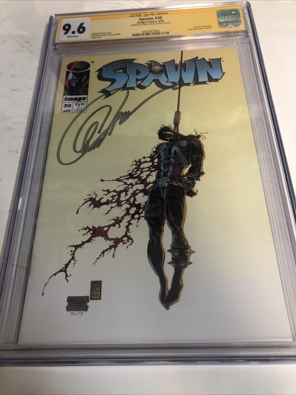 Spawn (1995) # 30 (CGC 9.6 SS) Signed Greg Capullo * Image Comics