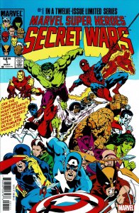 Marvel Super Heroes Secret Wars #1C VF/NM ; Marvel | Facsimile Edition