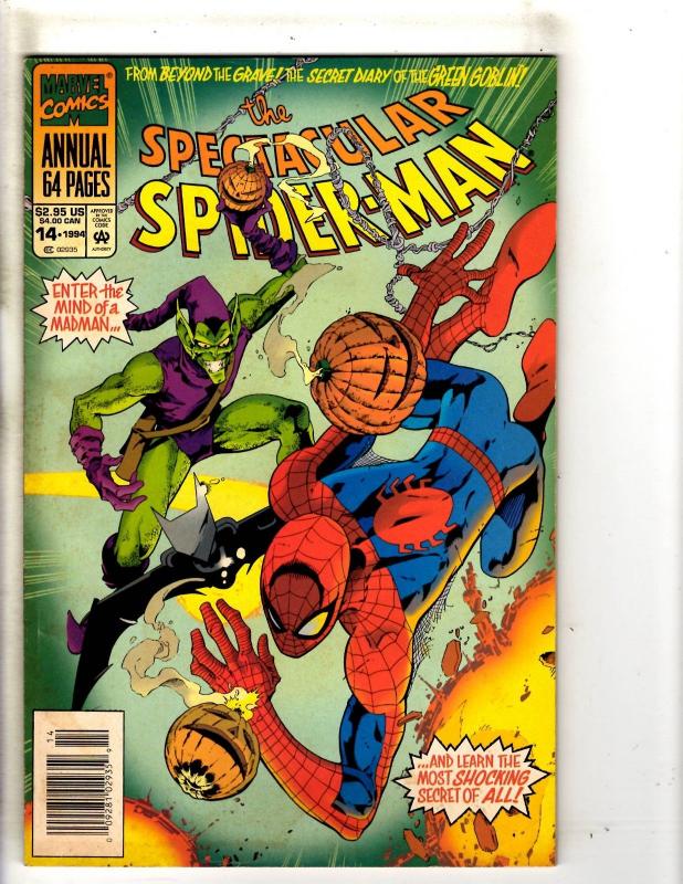 7 Spectacular Spider-Man Marvel Comic Books # 122 129 141 151 166 + AN 8 14 J277