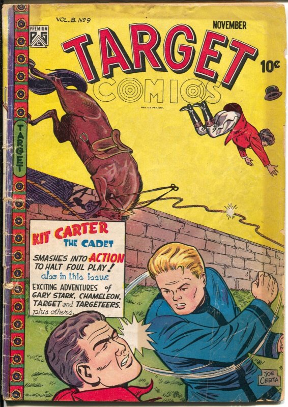 Target Vol. 8 #9 1947-Targeteers-Chameleon-Cadet-Gary Stark-Don Rico-G/VG