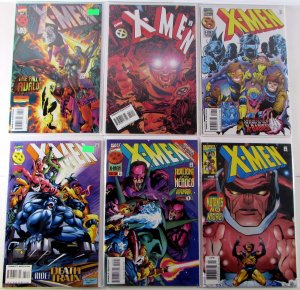 X-Men Lot 6 #42, 44, 46, 51, 55, 99 1995 Marvel Wolverine Colossus Comics