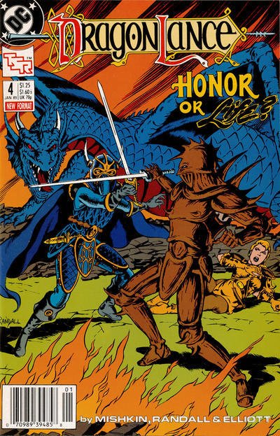 Dragonlance #4 (Newsstand) GD ; DC | low grade comic TSR