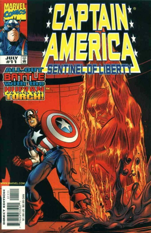 Captain America: Sentinel of Liberty #11 VF/NM; Marvel | save on shipping - deta