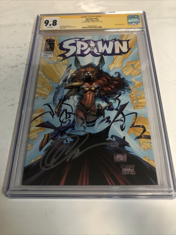 Spawn (1997) # 62 (CGC 9.8 SS) Signed Greg Capullo * Image Comics *