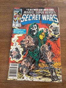 Marvel Super Heroes Secret Wars # 10 NM Comic Book X-Men Spider-Man Hulk 4 J437