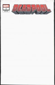 Deadpool #1 Blank Cover (2024) Deadpool