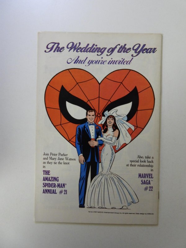 The Amazing Spider-Man #292 Newsstand Edition (1987) FN/VF condition