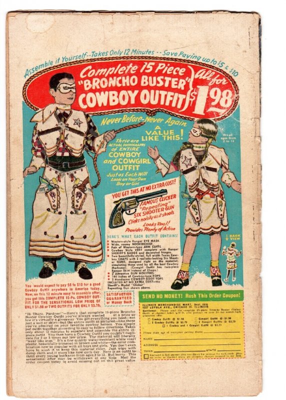 Joe Yank #6  1952 - Standard  -FR - Comic Book