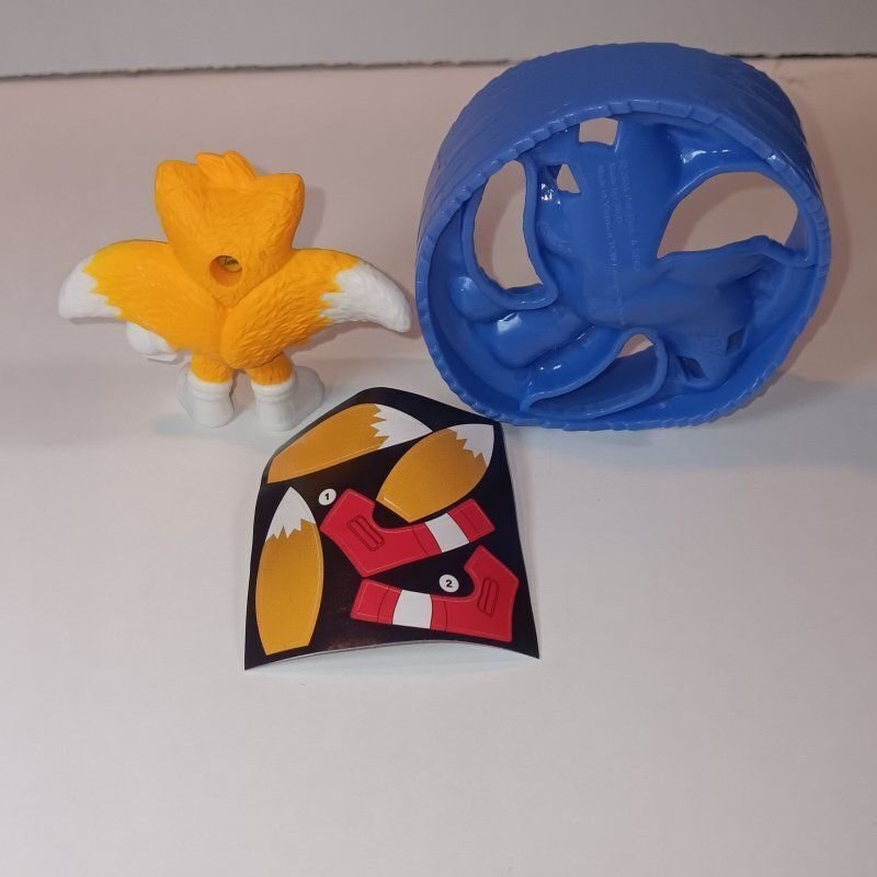 TAILS BLUE ROLLER W/STICKER | SONIC THE HEDGEHOG 3 #06 | MCDONALDS 2024 | NIB