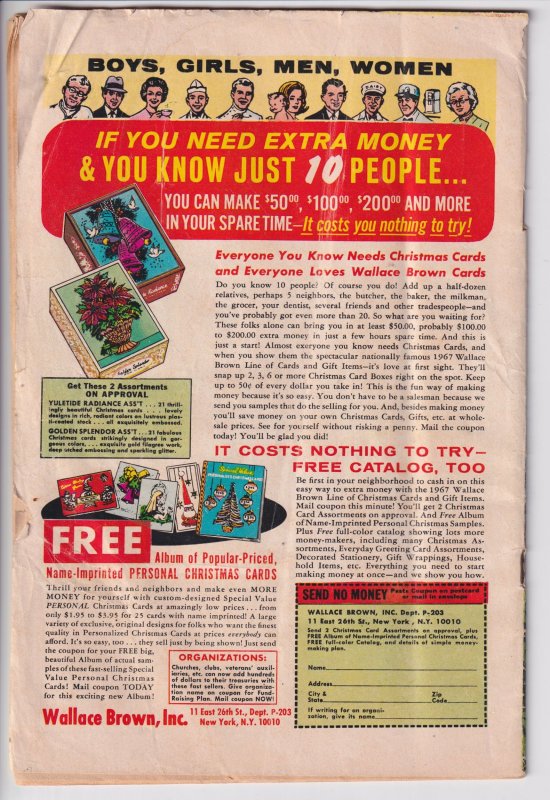 COMBAT #26 (Oct 1967) GD 2.0 cream to white paper