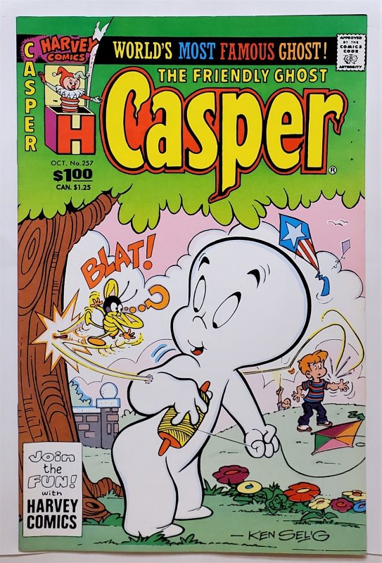 Friendly Ghost, Casper, The #257 (Oct 1990, Harvey) 7.5 VF-