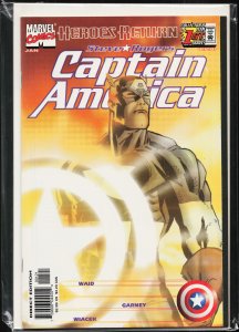 Captain America #1 Sunburst Cover (1998) Captain America