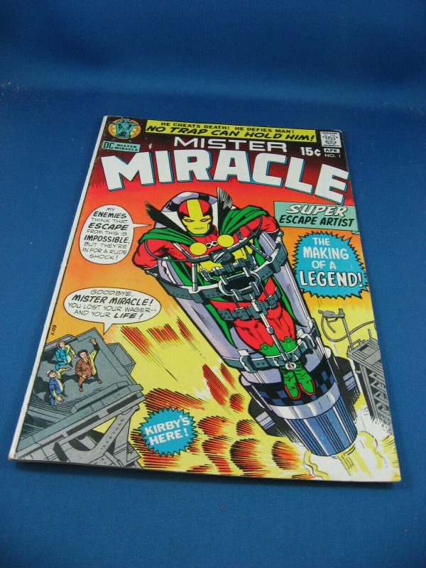 MISTER MIRACLE 1 VG F FIRST ISSUE KIRBY 1971