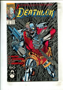 DEATHLOK #1 (9.2) THE WOLF IS AT THE DOOR!! 1991