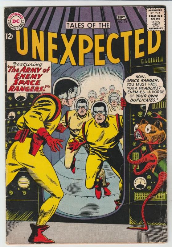 Tales of the Unexpected #78 (Sep-63) VG/FN+ Mid-Grade Space Ranger, Cyrl