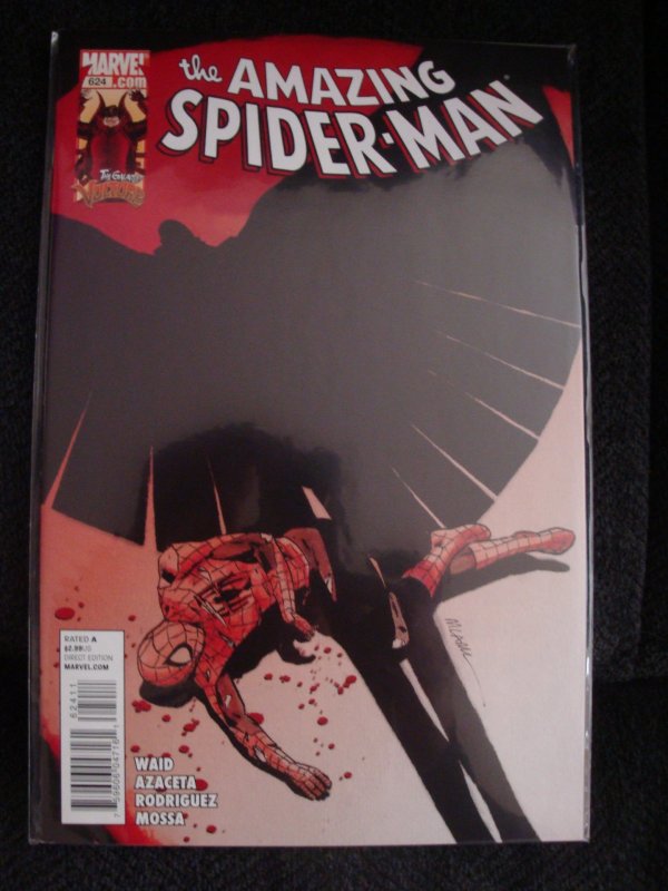 Amazing Spider-Man #624 Origin of Red Vulture Michael Lark Cover Mark Waid
