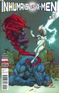 Inhumans vs X-Men #0 Marvel (2016) NM 1st Print Comic Book