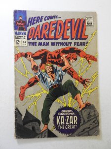 Daredevil #24 (1967) VG- Condition 1/2 in spine split