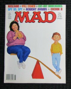 1989 MAD Magazine #287 FN+ 6.5 Roseanne / Spy vs Spy / Fisherman Collection