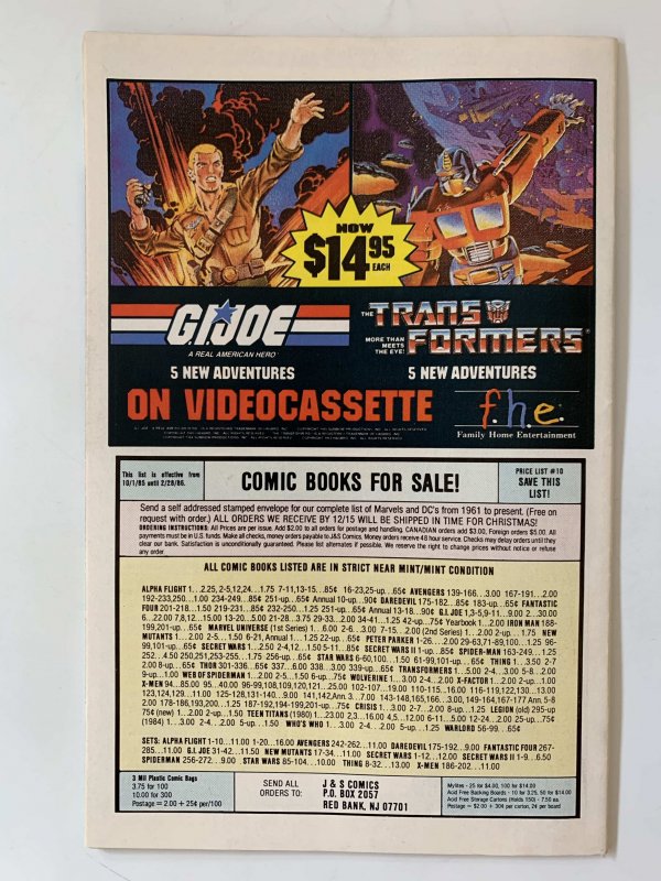 The Uncanny X-Men #202 (1986)