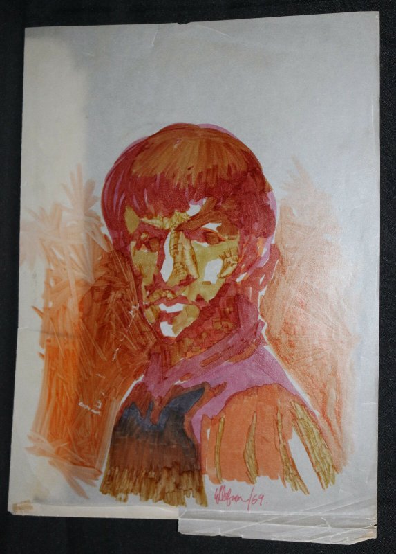 Ringo Starr from the Beatles Color Art - 1969 art by Ellefron?