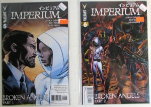 2015 Imperium Lot of 2 #5 b, 6 Valiant Broken Angels Comic Books