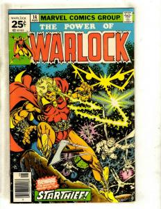 Warlock # 14 VF Marvel Comic Book Thanos Gamora Avengers Pip Troll Magus NP9