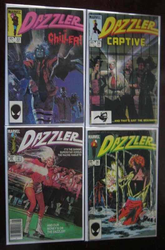 Dazzler Comic Lot - 36 DIFF - #1 - 41 - 7.0 FN (Range 6.0 - 8.0) - (1981 - 1986)