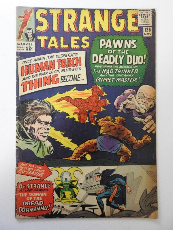 Strange Tales #126 (1964) GD Condition First appearance of Dormammu and Clea!