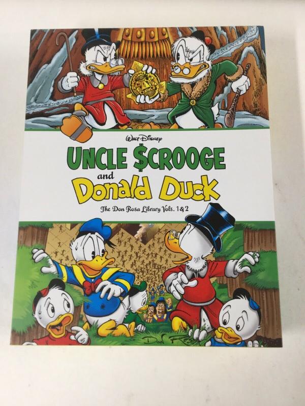 Walt Disney Uncle Scrooge Donald Duck Don Rosa Library Vol 1 2 Mt Hardcover B17