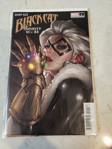 GIANT-SIZE BLACK CAT INFINITY SCORE #1 VARIANT! HARD TO FIND!