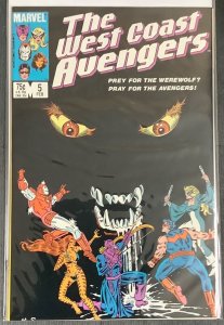 West Coast Avengers #5 (1986, Marvel) NM