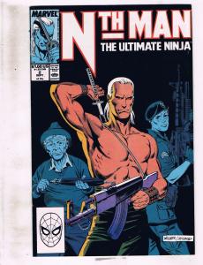 Lot of 2 Nth Man The Ultimate Ninja Marvel Comic Books #1 2 KS5