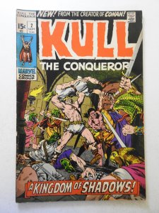 Kull, the Conqueror #2 (1971) VG Condition moisture stain, rust on top staple