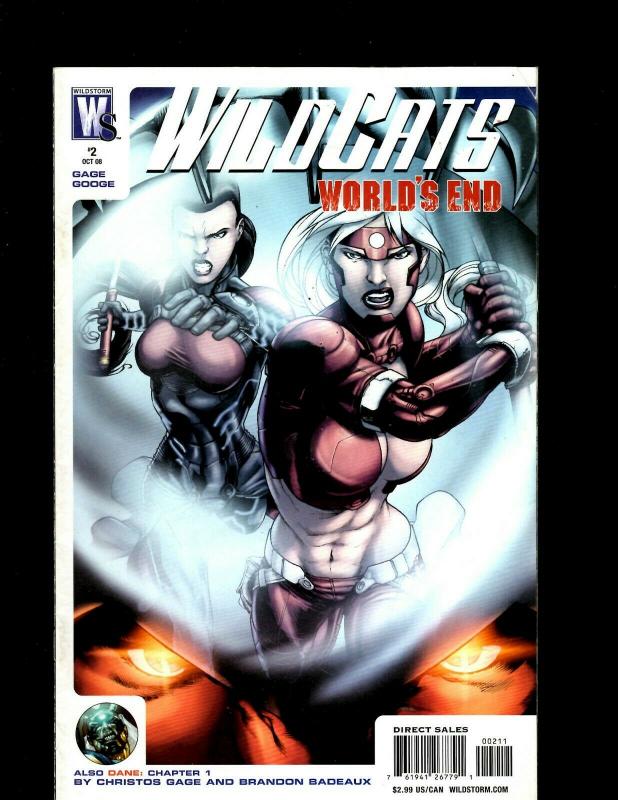 Lot of 12 Wildcats Wildstorm Comic Books #1 2 3 4 5 6 7 7 8 9 10 11 J398