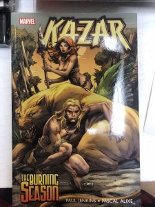 Kazar The Burning Season (2011) Marvel TPB SC Paul Jenkins